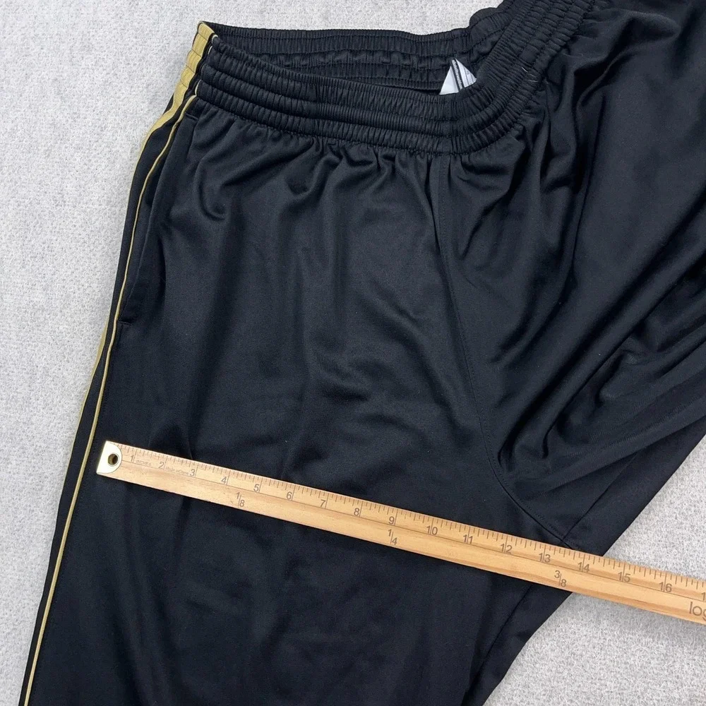 Nike Sweatpants Men XL Black Gold Jogger Sweats Baggy VTG Y2K Dazzle Shinny